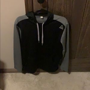 Men’s Reebok black/grey hoodie sweatshirt